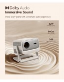 Wanbo преносим смарт проектор Portable Smart Projector - Vali 1 Pro - Warm White, 4K, 900 ANSI, HDR10, Android 14, Dolby Audio