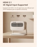 Wanbo преносим смарт проектор Portable Smart Projector - Vali 1 Pro - Warm White, 4K, 900 ANSI, HDR10, Android 14, Dolby Audio