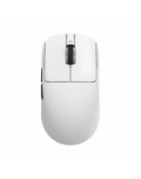 VXE професионална геймърска мишка Wireless Gaming Mouse Dragonfly R1 SE+ - Huano Blue Glow V2, White
