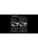 VXE професионална геймърска мишка Wireless Gaming Mouse Dragonfly R1 SE+ - Huano Blue Glow V2, White