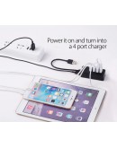 Orico хъб USB2.0 HUB 4 port - USB/Micro USB input, Black - W5P-U2-030-BK-EP