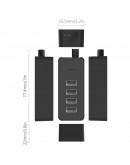 Orico хъб USB2.0 HUB 4 port - USB/Micro USB input, Black - W5P-U2-100-BK-EP