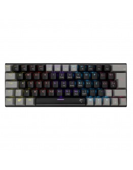 White Shark геймърска механична клавиатура Gaming Mechanical Keyboard WAKIZASHI 2 - Blue Switches (English US), Black, Gray