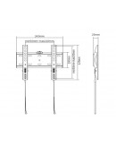 Gembird стенна стойка за телевизор TV Mount - WM-42F-01 - 23