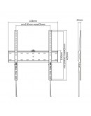 Gembird стенна стойка за телевизор TV Mount - WM-55F-02 - 32