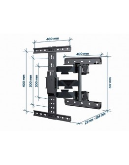 Gembird стенна стойка за телевизор TV Mount - WM-65ST-01 - 32