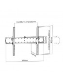 Gembird стенна стойка за телевизор TV Mount - WM-70T-02 - 37