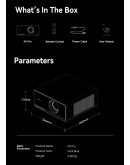 Wanbo преносим смарт проектор Portable Smart Projector - X5 Pro - Dark Blue, 4K, 1100 ANSI, HDR10, Google TV,