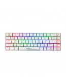 Xtrike ME безжична механична геймърска клавиатура Wireless Gaming Mechanical keyboard - GK-995W WH - RED switches, BT5.2, 2.4G (English US)
