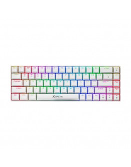 Xtrike ME безжична механична геймърска клавиатура Wireless Gaming Mechanical keyboard - GK-995W WH - RED switches, BT5.2, 2.4G (English US)
