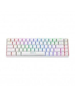 Xtrike ME безжична механична геймърска клавиатура Wireless Gaming Mechanical keyboard - GK-995W WH - RED switches, BT5.2, 2.4G (English US)