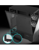 Zalman кутия Case ATX - Chronix BLACK - 3 x 120 mm A-RGB, USB-C, Tempered Glass