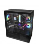 Zalman кутия Case ATX - Chronix BLACK - 3 x 120 mm A-RGB, USB-C, Tempered Glass