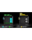 Zalman кутия Case ATX - Chronix BLACK V2 - 3 x 120 mm A-RGB, USB-C, Tempered Glass