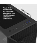 Zalman кутия Case ATX - I3 NEO Black - RGB, Mesh