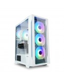 Zalman кутия Case ATX - I3 NEO TG White - aRGB, Tempered Glass