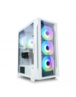 Zalman кутия Case ATX - I3 NEO TG White - aRGB, Tempered Glass