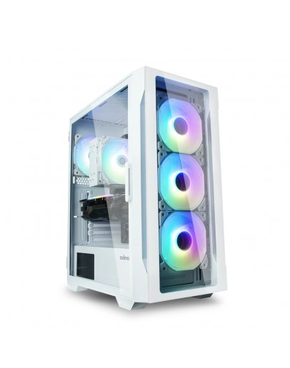 Zalman кутия Case ATX - I3 NEO TG White - aRGB, Tempered Glass