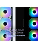 Zalman кутия Case ATX - I3 NEO TG White - aRGB, Tempered Glass