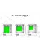 Zalman кутия Case ATX - I3 NEO TG White - aRGB, Tempered Glass