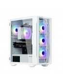 Zalman кутия Case ATX - I3 NEO TG White - aRGB, Tempered Glass