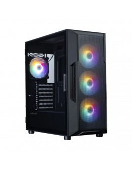 Zalman кутия Case ATX - I3 NEO V2 Black - RGB, Mesh