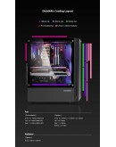 Zalman кутия за компютър Case ATX - N4 - RGB, Tempered Glass