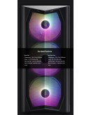 Zalman кутия за компютър Case ATX - N4 - RGB, Tempered Glass