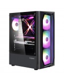 Zalman кутия за компютър Case ATX - N4 - RGB, Tempered Glass