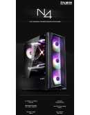 Zalman кутия за компютър Case ATX - N4 - RGB, Tempered Glass