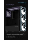 Zalman кутия за компютър Case ATX - N4 - RGB, Tempered Glass