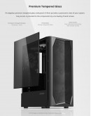 Zalman кутия за компютър Case ATX - N4 - RGB, Tempered Glass