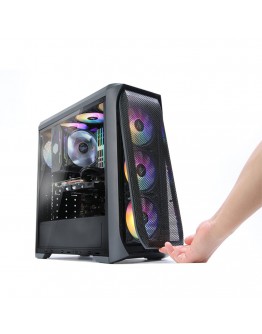Zalman кутия за компютър Case ATX - N5 MF - 4 x 120mm Fixed RGB