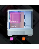 Zalman кутия Case mATX - P10 White