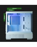 Zalman кутия Case mATX - P10 White