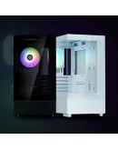 Zalman кутия Case mATX - P10 White