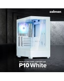 Zalman кутия Case mATX - P10 White