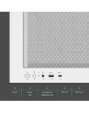 Zalman кутия Case mATX - P30 AIR White