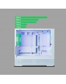 Zalman кутия Case mATX - P30 AIR White