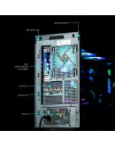 Zalman кутия Case mATX - P30 Black - aRGB, Tempered Glass