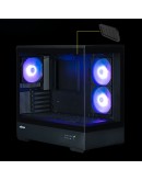 Zalman кутия Case mATX - P30 Black - aRGB, Tempered Glass