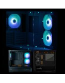 Zalman кутия Case mATX - P30 Black - aRGB, Tempered Glass