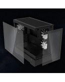 Zalman кутия Case mATX - P30 Black - aRGB, Tempered Glass