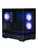 Zalman кутия Case mATX - P30 Black - aRGB, Tempered Glass