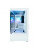 Zalman кутия Case mATX - P30 White - aRGB, Tempered Glass