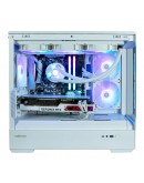 Zalman кутия Case mATX - P30 White - aRGB, Tempered Glass