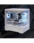 Zalman кутия Case mATX - P30 White - aRGB, Tempered Glass
