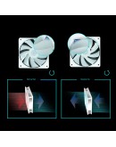 Zalman кутия Case mATX - P30 White - aRGB, Tempered Glass