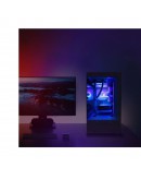 Zalman кутия Case mATX - P30 White - aRGB, Tempered Glass