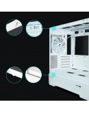 Zalman кутия Case mATX - P30 White - aRGB, Tempered Glass
